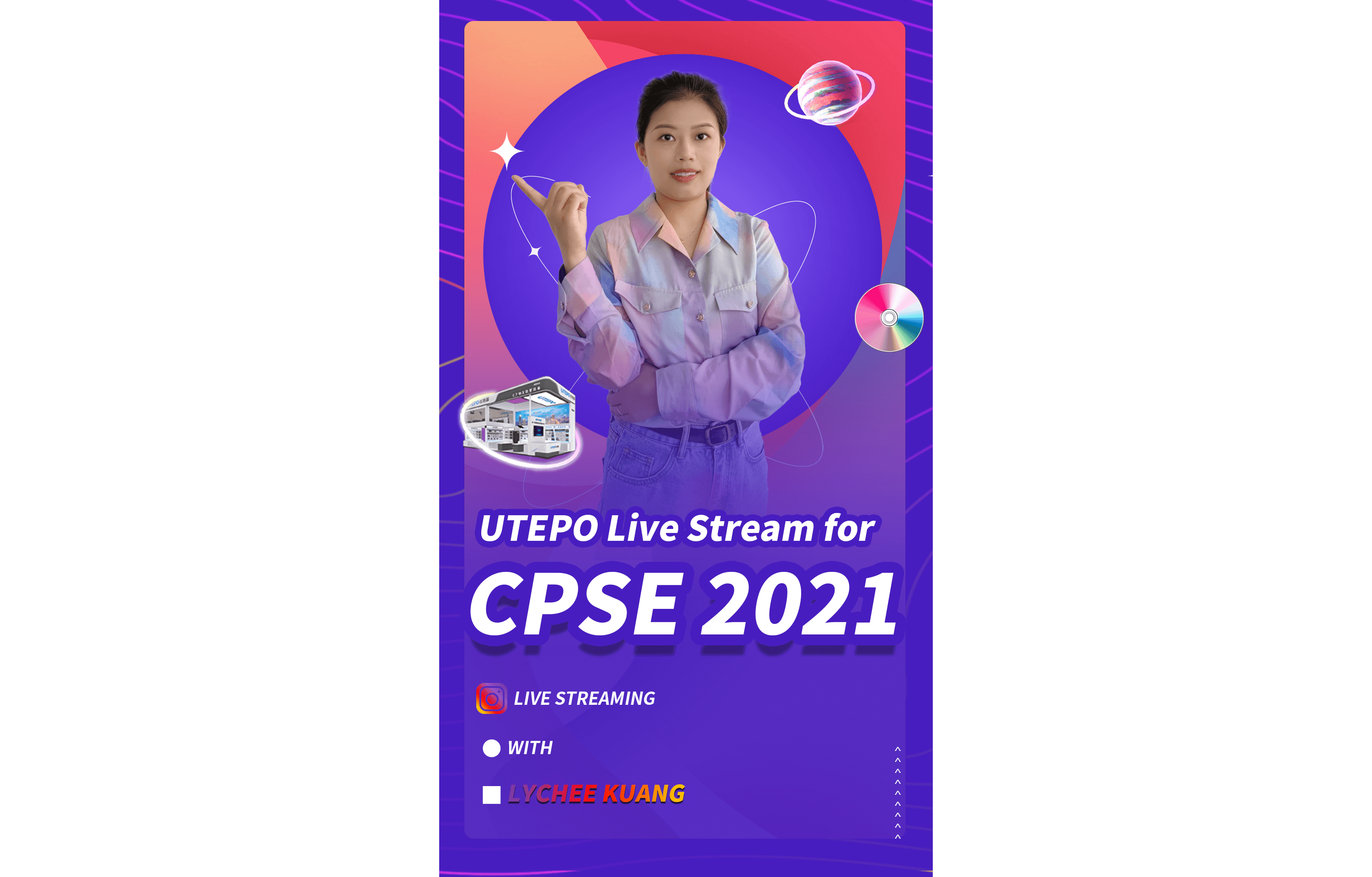 UTEPO Live Stream for CPSE 2021 | Find more PoE applications here